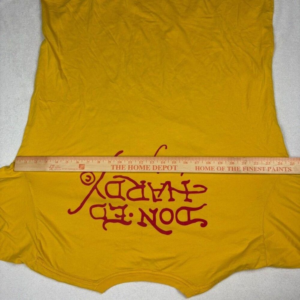 Vintage Ed Hardy T Shirt 2XL Tiger Graphic Yellow Christian Audigier Y2K USA‎ - Picture 10 of 11